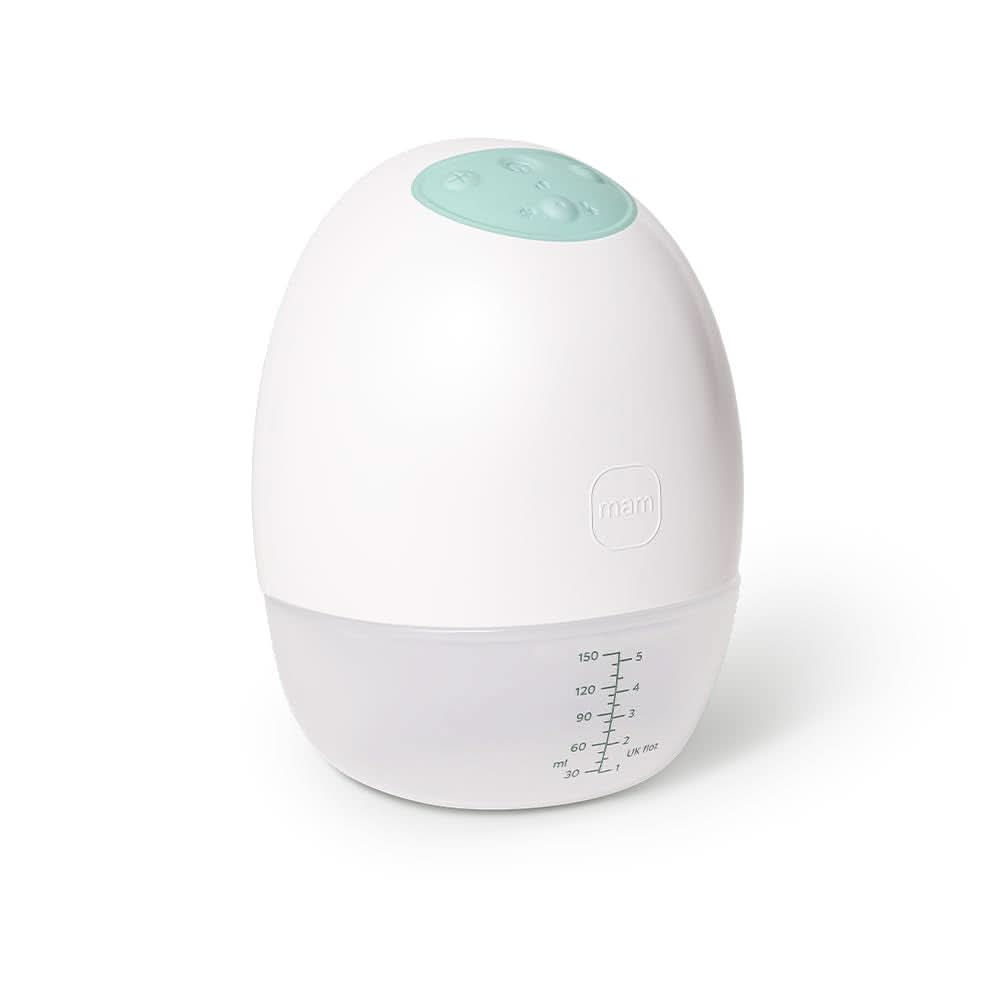MAM Move Pompă de sân portabilă cu 3 moduri de funcționare și 5 niveluri de intensitate, carcasă din silicon Skinsoft, reglabilă la 4 dimensiuni Accesorii Hrana si Alaptare Bebe Naty Shop