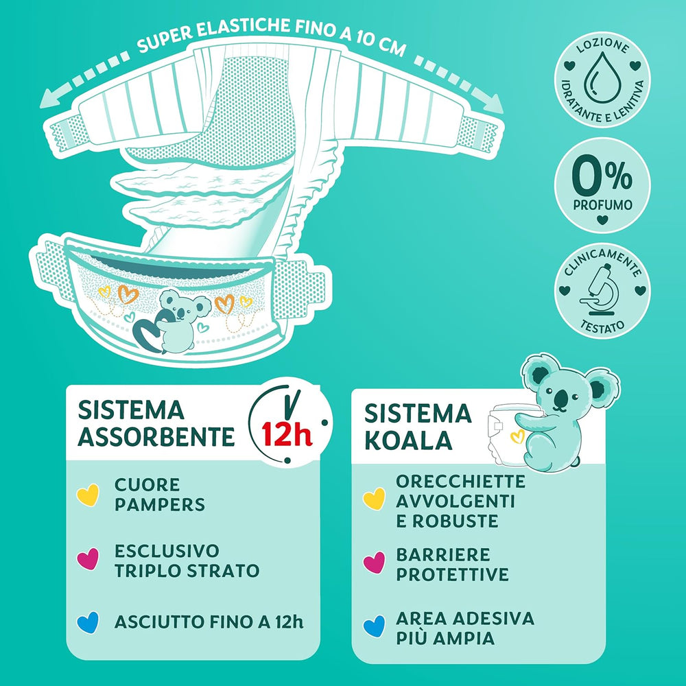 Pampers Baby Dry Maxi Größe 4 (7–18 kg), 200 Windeln + 500 kostenlose zusätzliche Kuschelpunkte