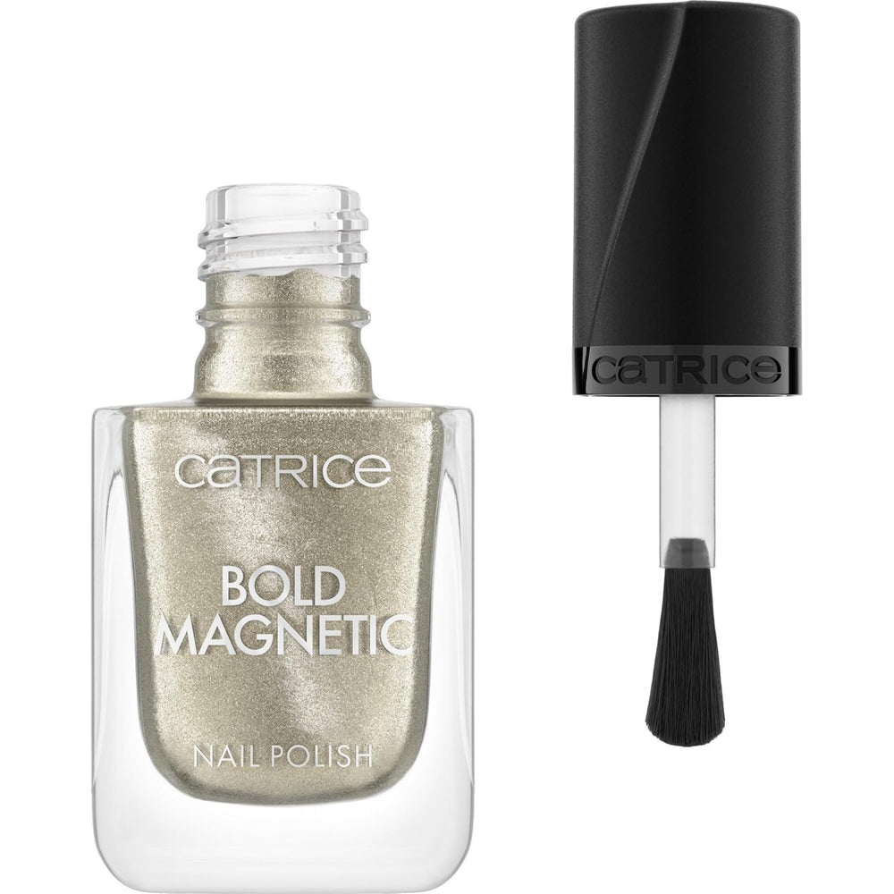 Catrice Bold magnetischer Nagellack, Nr. 030, Gold, Metallic, Vegan, frei von Mikroplastik, frei von Duftstoffen, frei von Parabenen, 1 Packung (10,5 ml)