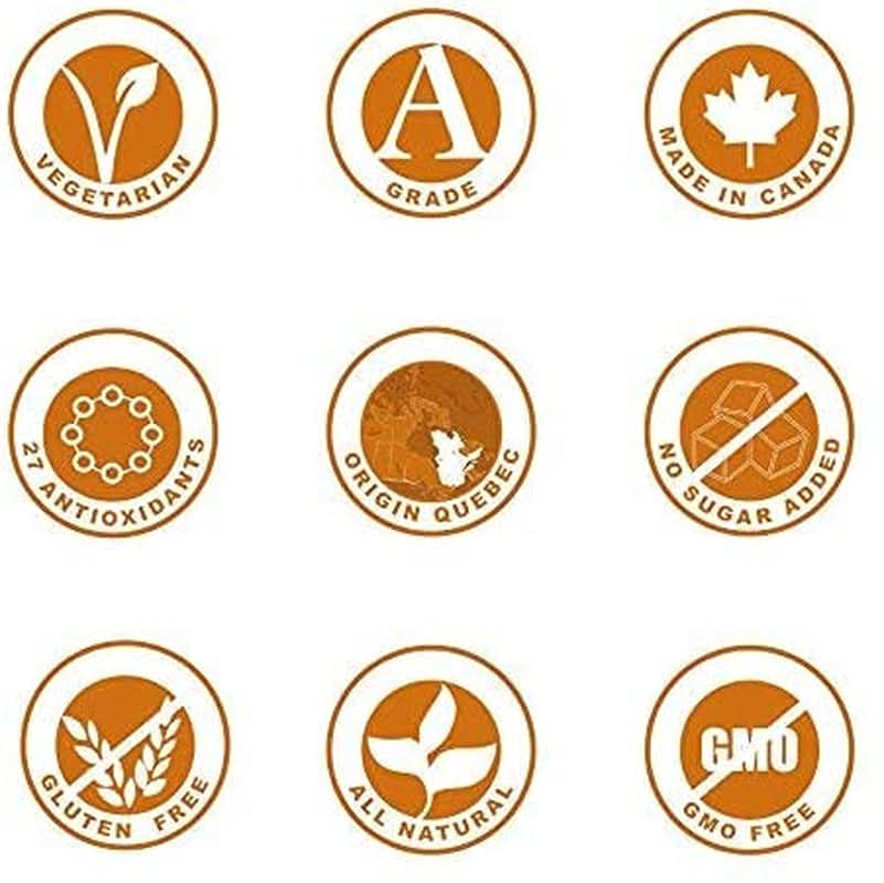 Maplefarm – Reiner kanadischer Bio-Dunkler-Ahornsirup, Klasse A, dunkler, starker Geschmack – 250 ml Süßstoffe Naty Shop