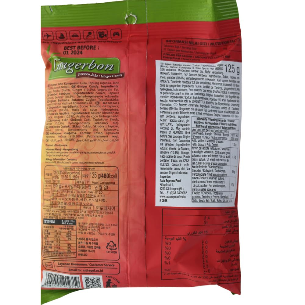 Ingwerbonbons – (1 x 125 g) (3er-Pack)