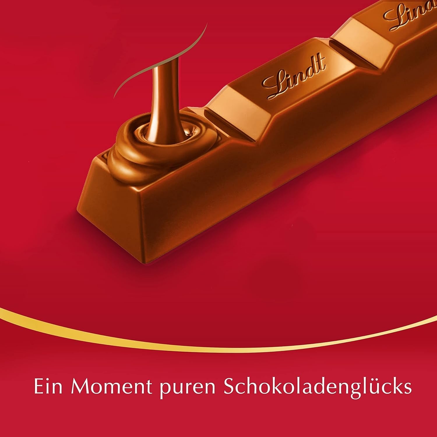 Lindt LINDOR Milchschokoladentafeln, 24 x 38 Gramm Pralinen Naty Shop