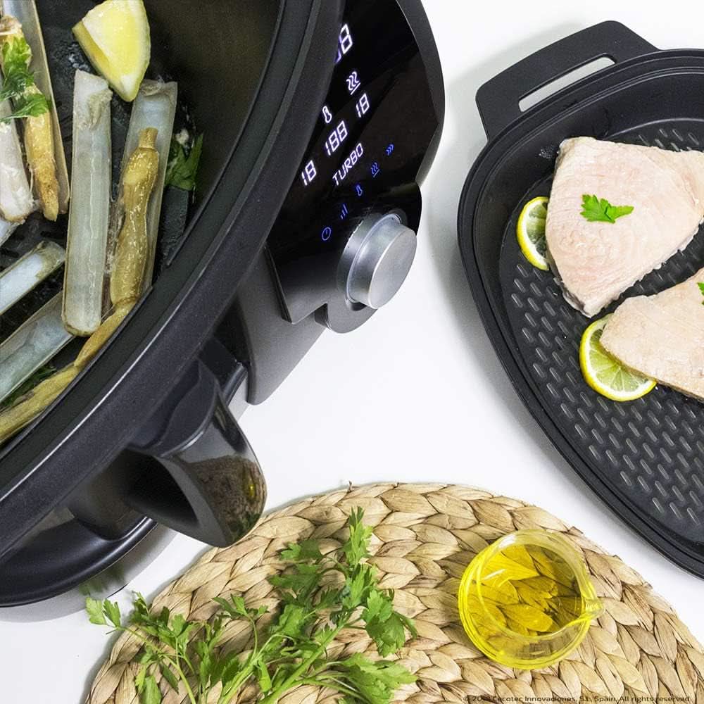 Cecotec Mambo 6090 Multifunktions-Küchenmaschine, 1700 W, 23 Funktionen, Krug Mit Fassungsvermögen 3,3 L, 3 Teller Gleichzeit, 10 Geschwindigkeitsstufen, Timer Küchenroboter und Mixer Naty Shop