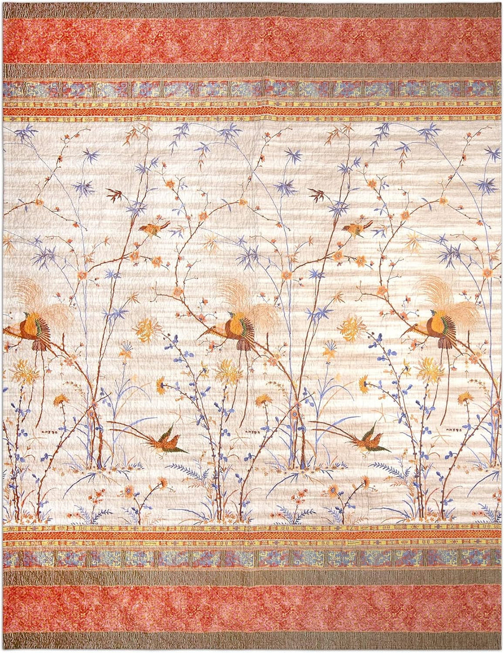 Bassetti Fong-Bettbezug, 100 57 Fäden pro cm² / Füllung: 100 % reine Baumwolle, Creme, 220 x 255 cm Bassetti-Betten und -Bezüge Beige 220 x 255 cm