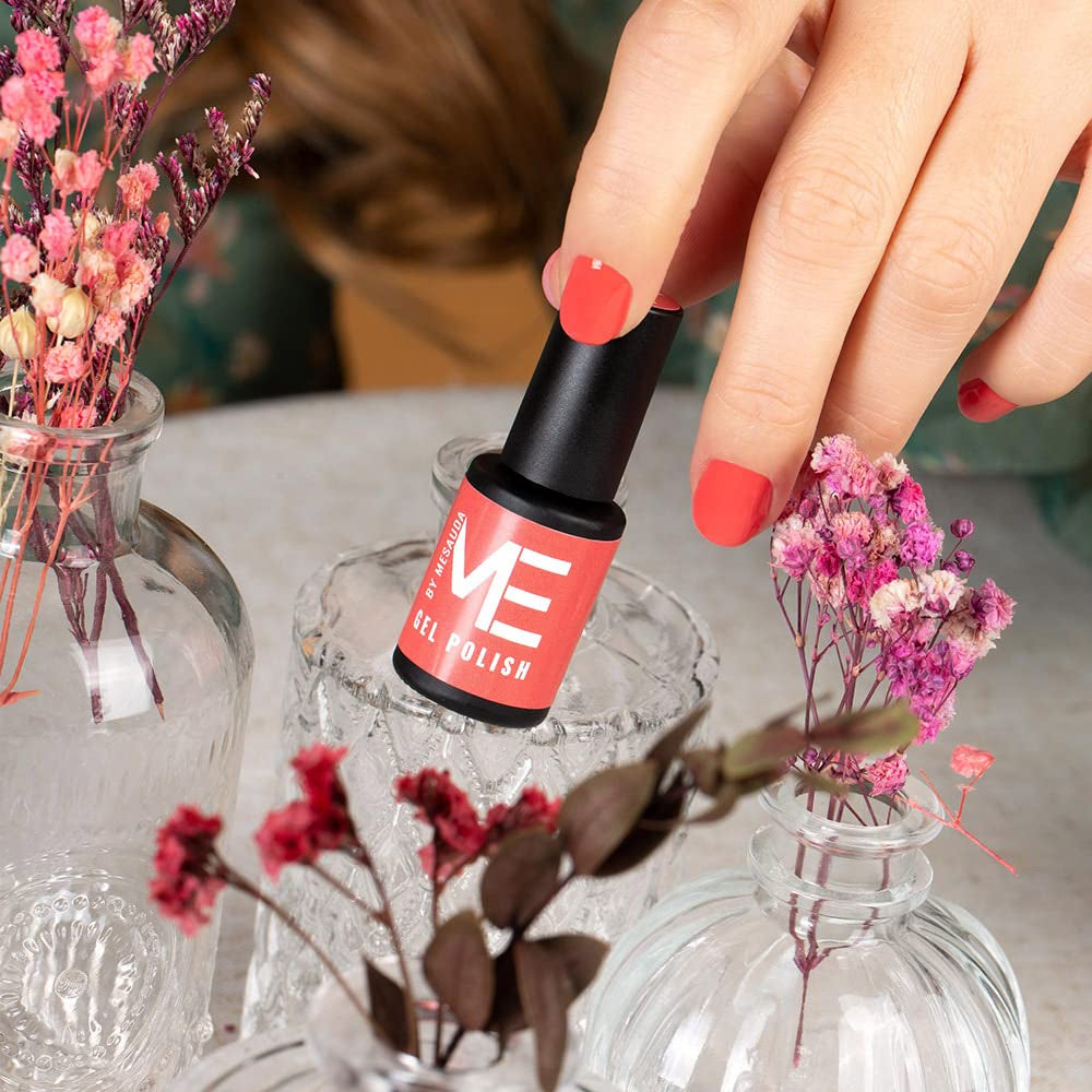 Me by Semipermanent Emaille Peach – 272 Floral Shock – Glänzendes Finish – Easy Off-Technologie – Easy Off – Vegan und tierversuchsfrei – 4,5 ml