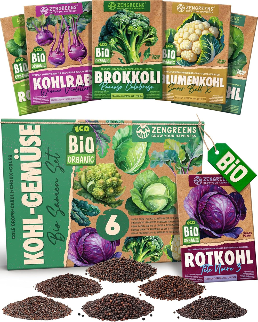 Bio-Tomatensamen im 10er-Set – 10 Tomatensamen für den einfachen Anbau im Garten, Balkon oder Hochbeet – Pflanzensamen – Setzlinge