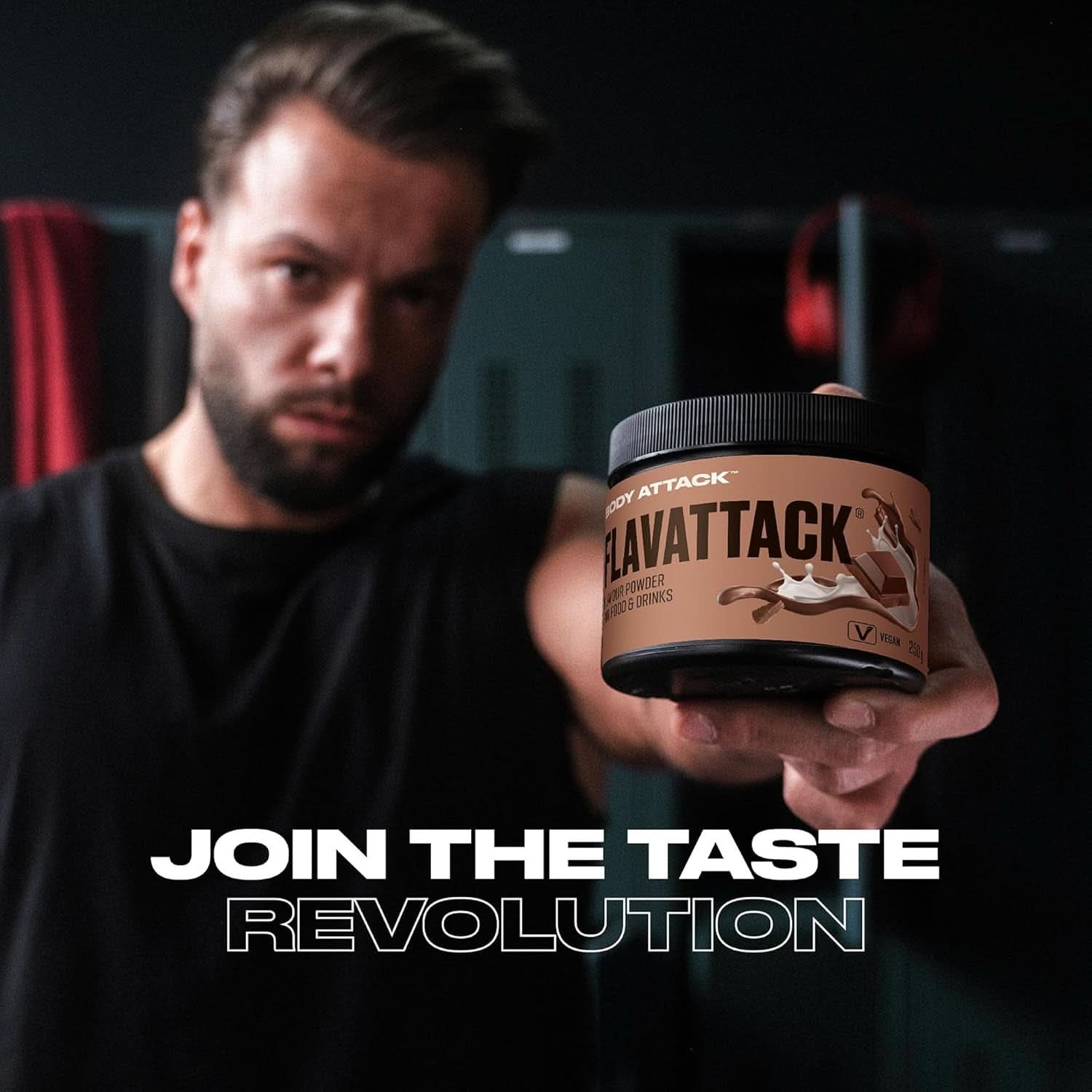 Body Attack Flavattack®, Double Choc Brownie, 250G / 83 Portionen Aromen Naty Shop