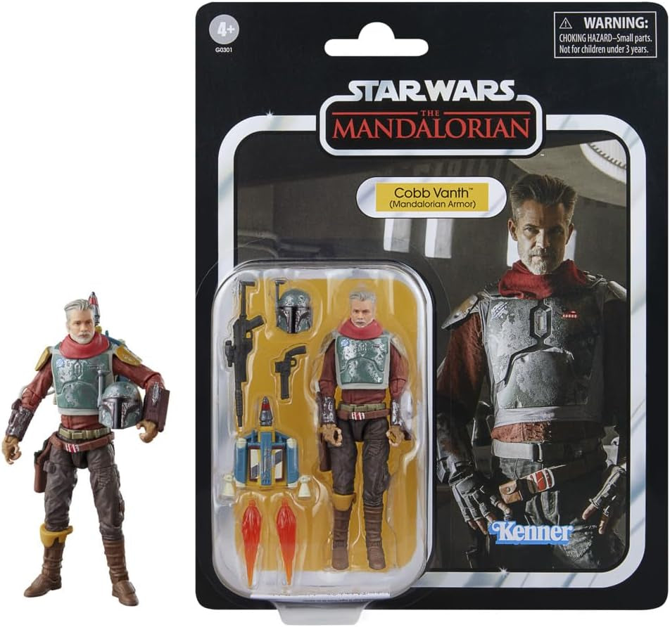 Star Wars Vintage Collection Cobb Vanth (Mandalorian Armor) Deluxe Zu Mandalorian Action Figure Maßstab 9,5 cm Actionfiguren Naty Shop Standardtitel