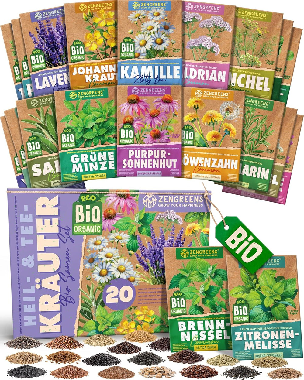 Bio-Tomatensamen im 10er-Set – 10 Tomatensamen für den einfachen Anbau im Garten, Balkon oder Hochbeet – Pflanzensamen – Setzlinge