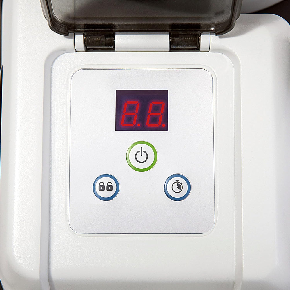 Intex 26642 Krystal Clear Sandfilterpumpe mit RCD, Wasserdurchfluss 3500 l/h, Systemdurchfluss 2000 l/h, Kunststoff, weiß