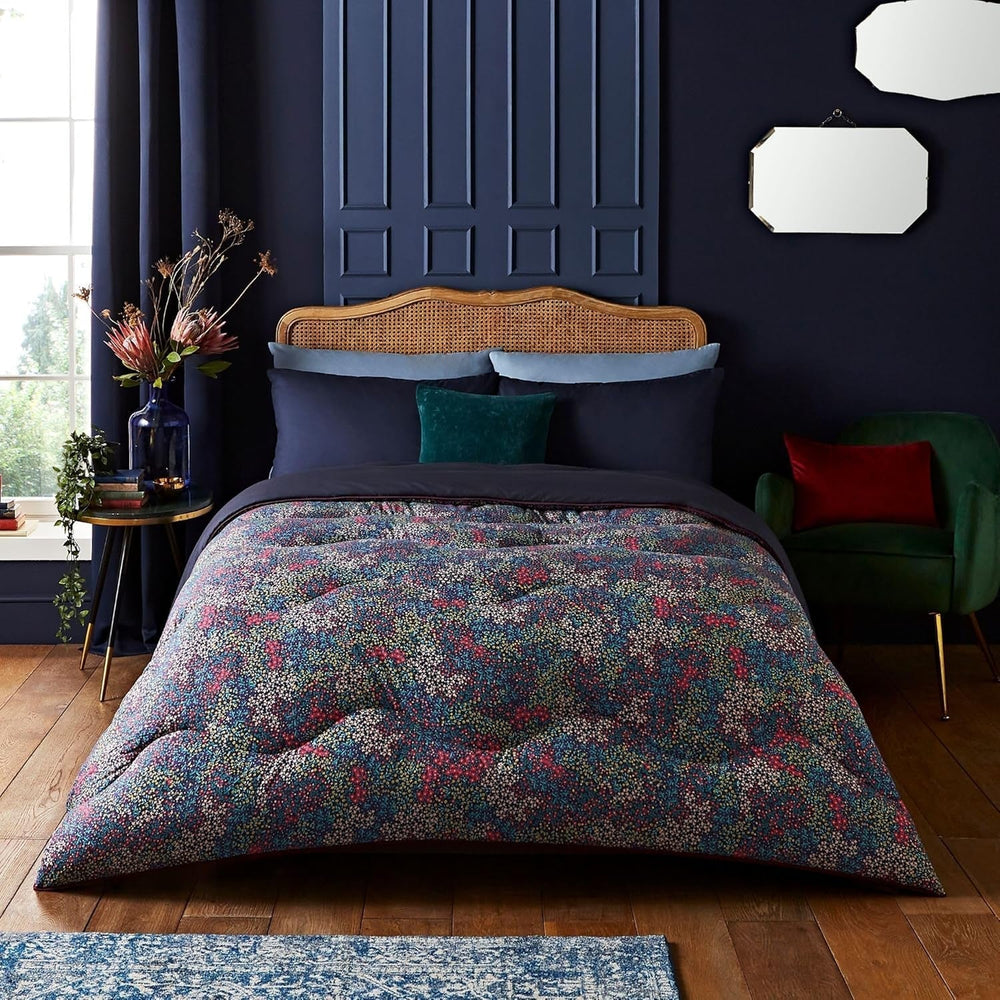 Gemütliche Sherpa-Fleecedecke von Night Lark, klassisches rotes Schottenkaro, 9 Tog, luxuriös, flauschig, dick und wendbar, perfekt für Couch, Bett, Couch, Couch. Hypoallergen, maschinenwaschbar, Größe: Betten und Bettdecken Night Lark The Midnight Flower Doppelbett