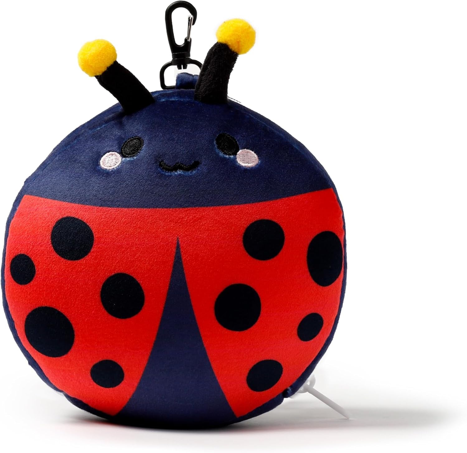 Puckator Relaxeazzz Pernă de călătorie cu mască Ladybug - animale moi, multicolor, 1 Unité (Lot de 1) Perne calatorie Naty Shop