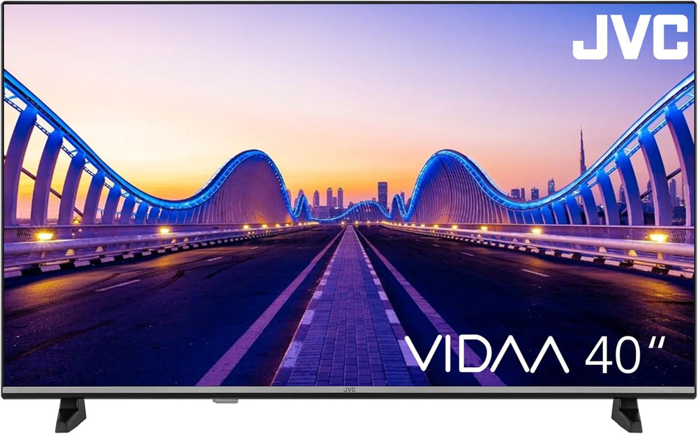 Televizor inteligent JVC VIDAA LT-32VDF5455 de 32 de inci, televizor Full HD, televizor HDR cu tuner triplu integrat, televizor LED negru