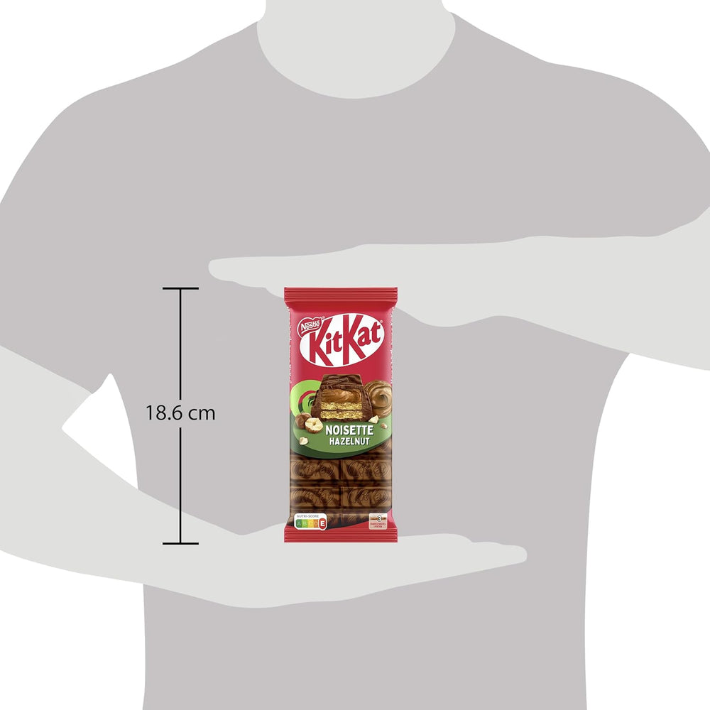 Nestlé Haselnussriegel, knusprige Waffeln mit cremiger Haselnussfüllung und marmorierter Schokoladenhülle, 2er-Pack (1 x 99 g)