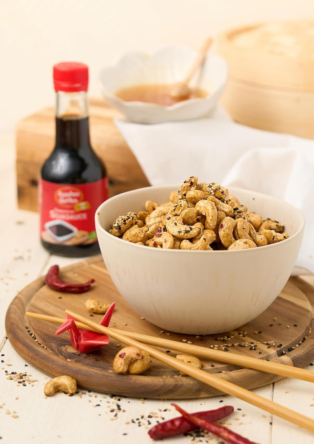 Bamboo Garden - Chinesische Sojasauce, Würzsauce für Fleisch, Geflügel, Gemüse und vieles mehr, 1 x 200 ml (Verpackungsdesign kann abweichen)