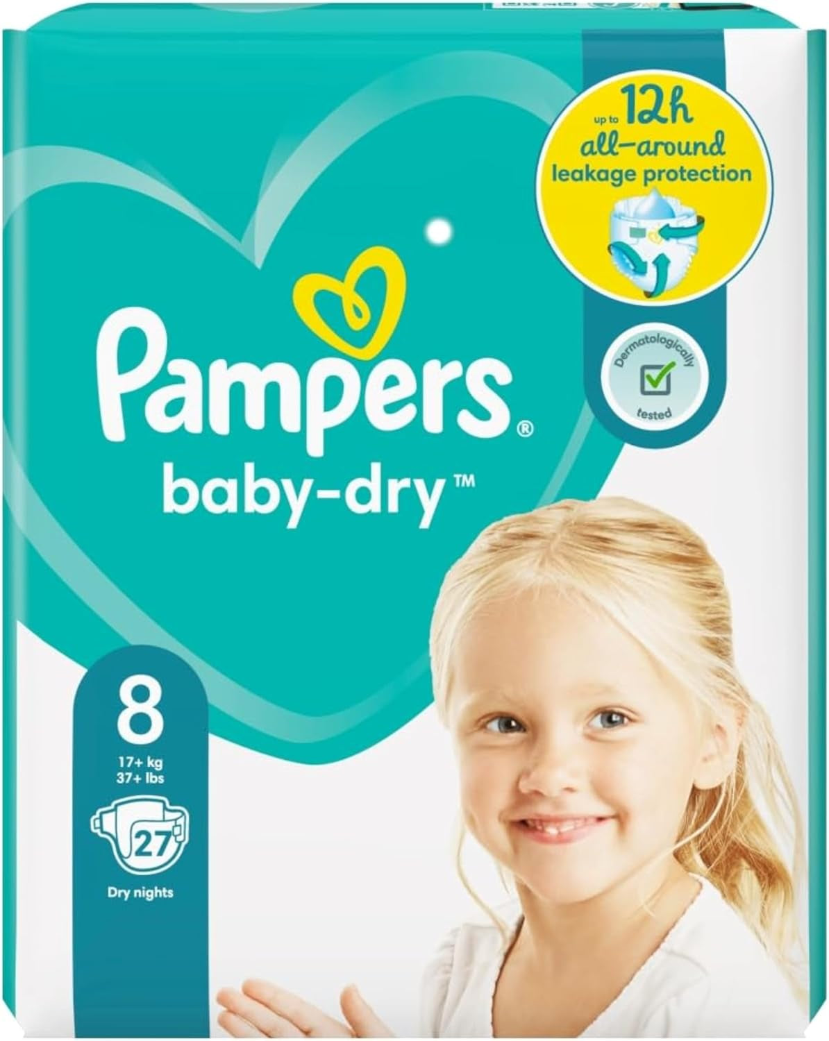 Windeln Pampers 81657566 Baby-Dry Pants, weiß