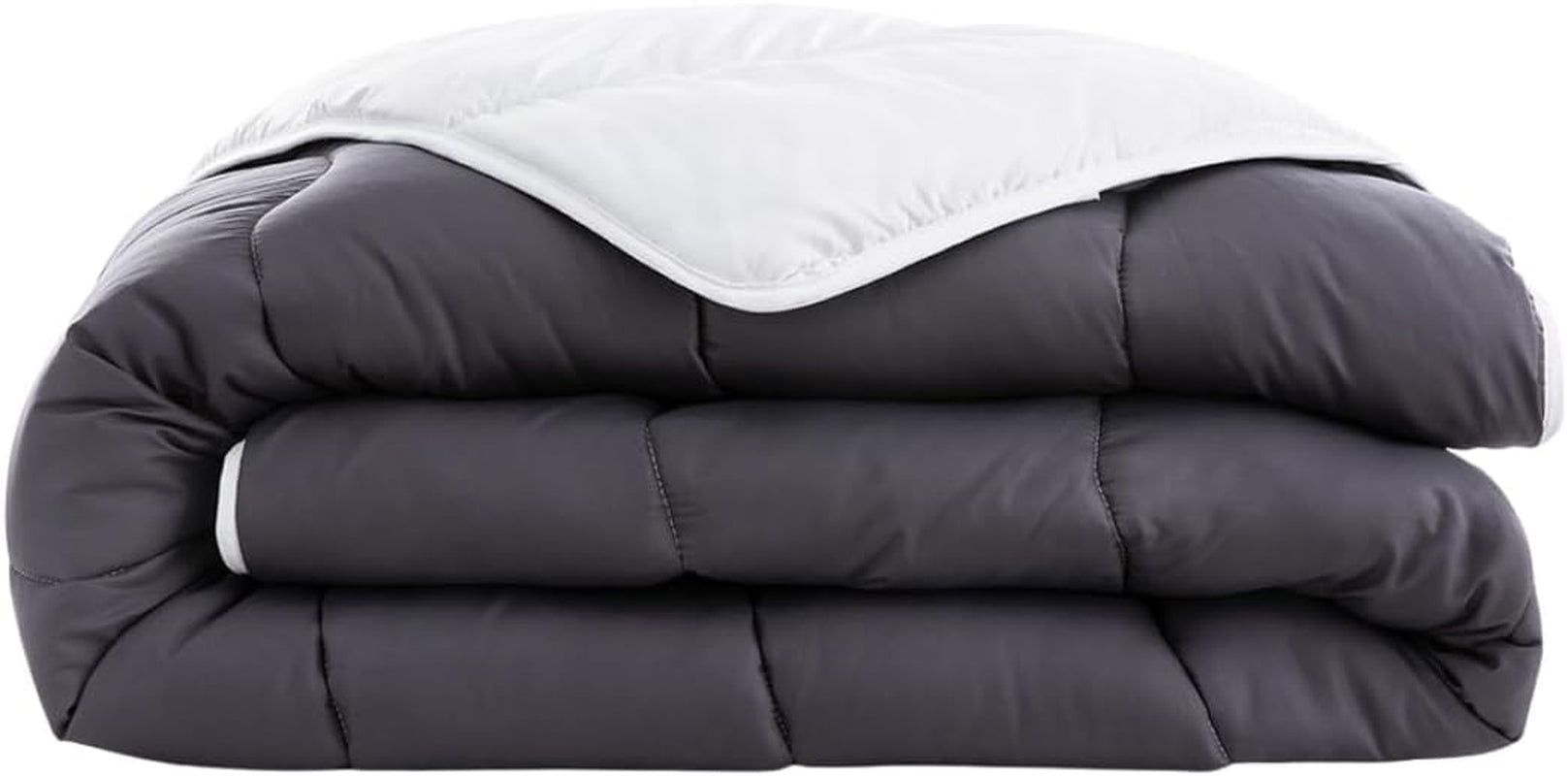 Abeil Steppdecke 200 x 200 cm, zweifarbig, weiß und grau Steppdecken und Steppdecken Naty Shop 200 x 200 cm