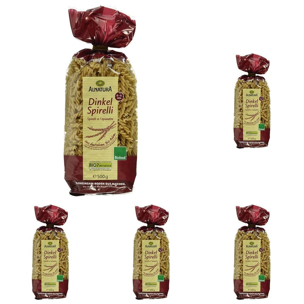 Bio-Dinkelspiralen, 500g (Verpackung kann variieren)