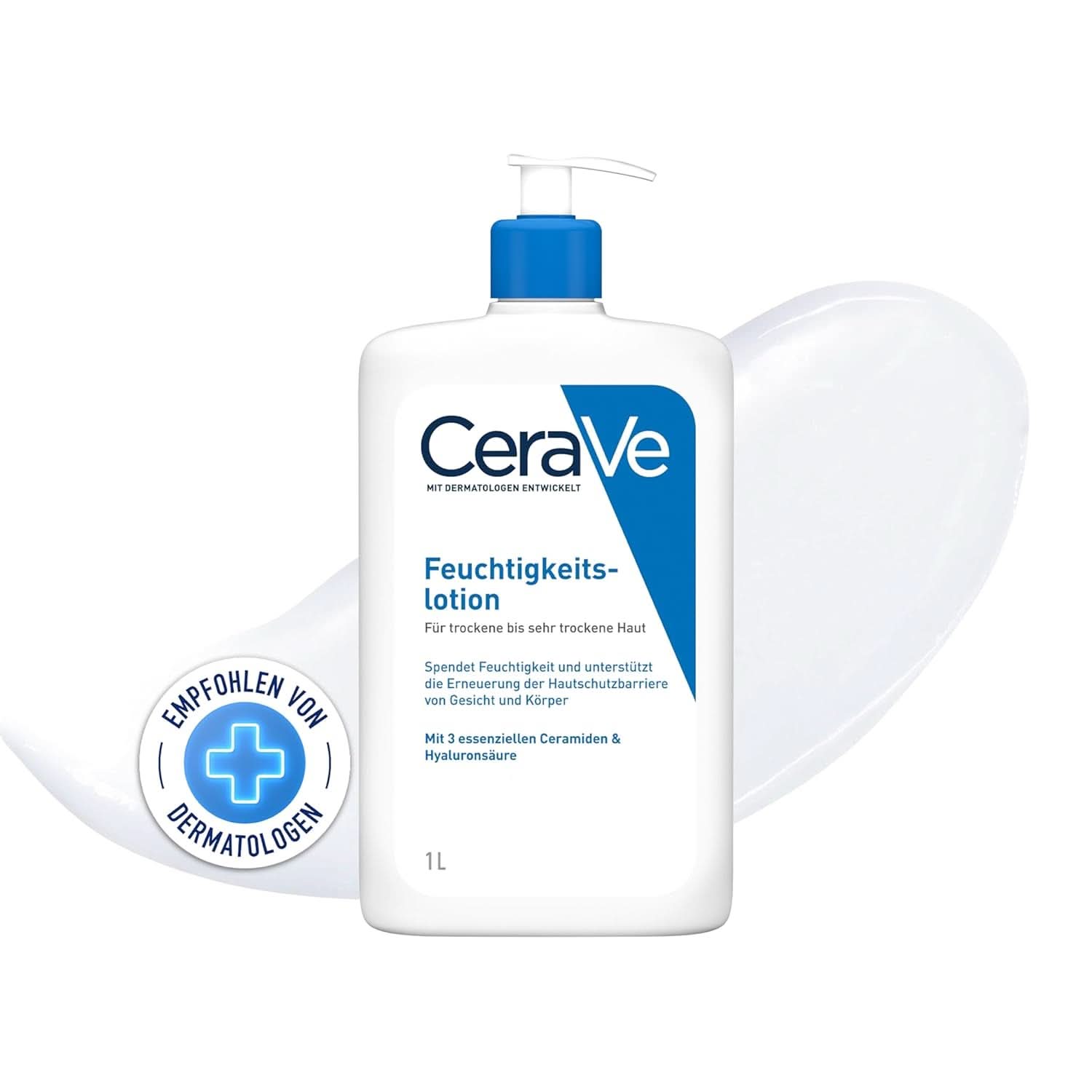 Cerave Feuchtigkeitslotion für Körper und Gesicht, 1 Liter Kosmetik und Schönheit Naty Shop 1 Liter