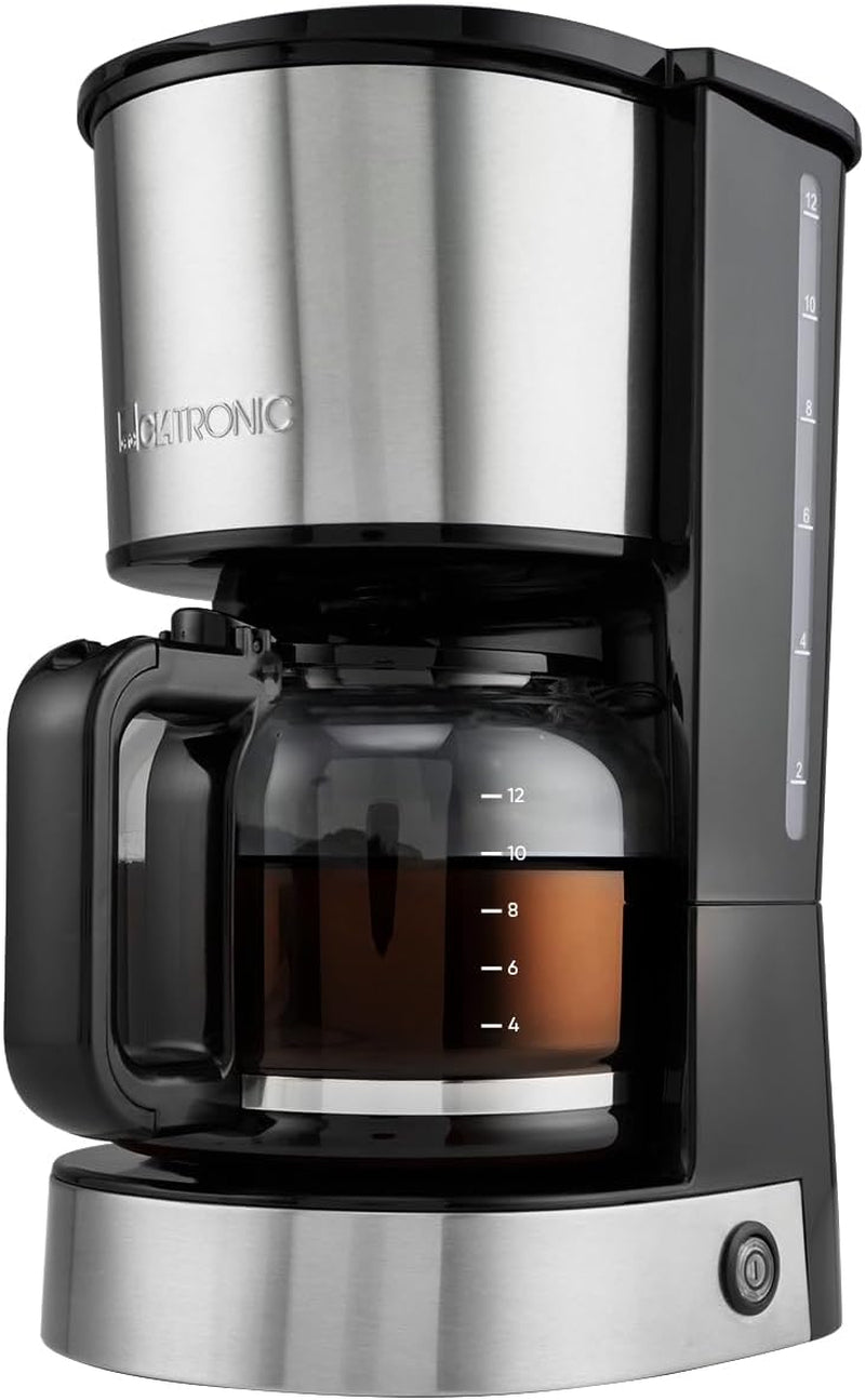 Espressor de cafea cu filtru Clatronic® | pentru 12-14 cești | Espressor de cafea cu filtru | Carcasă din oțel inoxidabil | Anti-picurare | Espressor | Espressor de cafea cu filtru | 800W | KA 3808