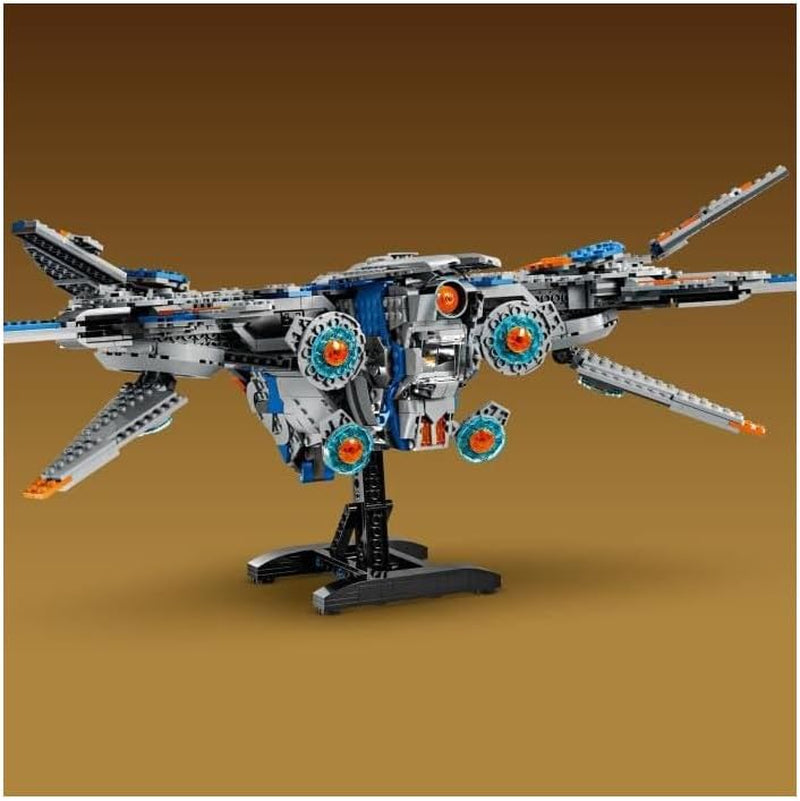 LEGO Marvel Guardians of the Galaxy: Das Milano Building Raumschiffmodell mit 4 Superhelden-Minifiguren Avengers Flyer für Weltraumabenteuer Geschenk für Jungen und Mädchen 76286 Bausets Beuche the LEGO-Store