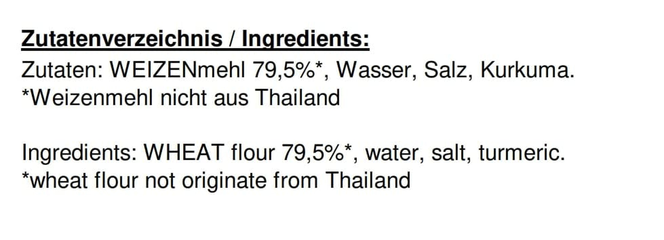 Chinesische Hahnnudeln (1 Packung x 454 g)
