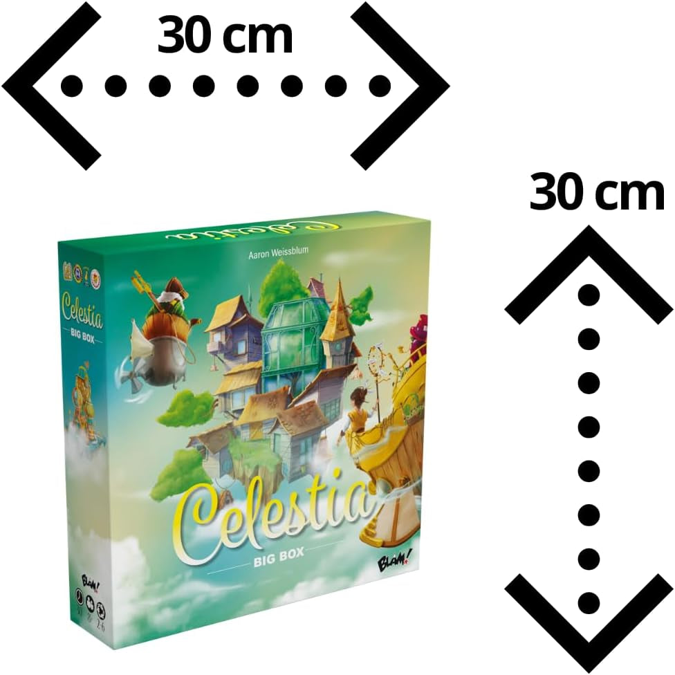 Beschuldigen! Celestia Big Box • Komplettes Basisspiel für Sammler + 2 Erweiterungen, Familienbrettspiel – für 2 bis 6 Spieler – ab 8 Jahren – 30 Minuten