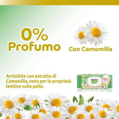 Șervețele pentru copii sensibili Babylino Sensitive, 0% parfum, 98% formulă naturală care restabilește valoarea pH-ului pielii Servetele Umede Bebelusi Naty Shop