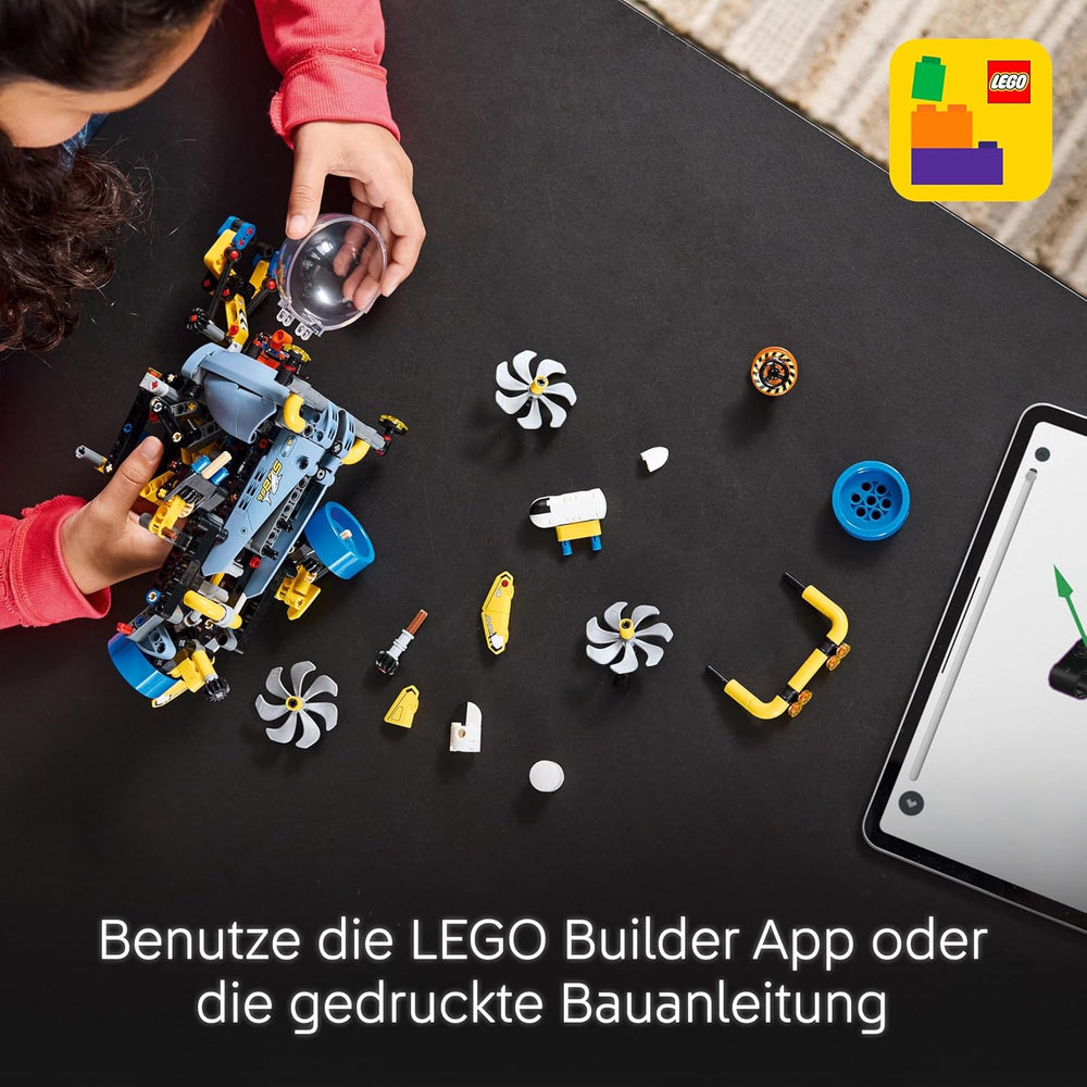 LEGO Technic Deep Sea Forscher U-Boot Spielzeug, Bauspielzeug für Kinder, Jungen und Mädchen ab 9 Jahren, kreative Geschenideen zum Geburtstag, baubares Fahrzeug, mit drehenden Propellern 42201