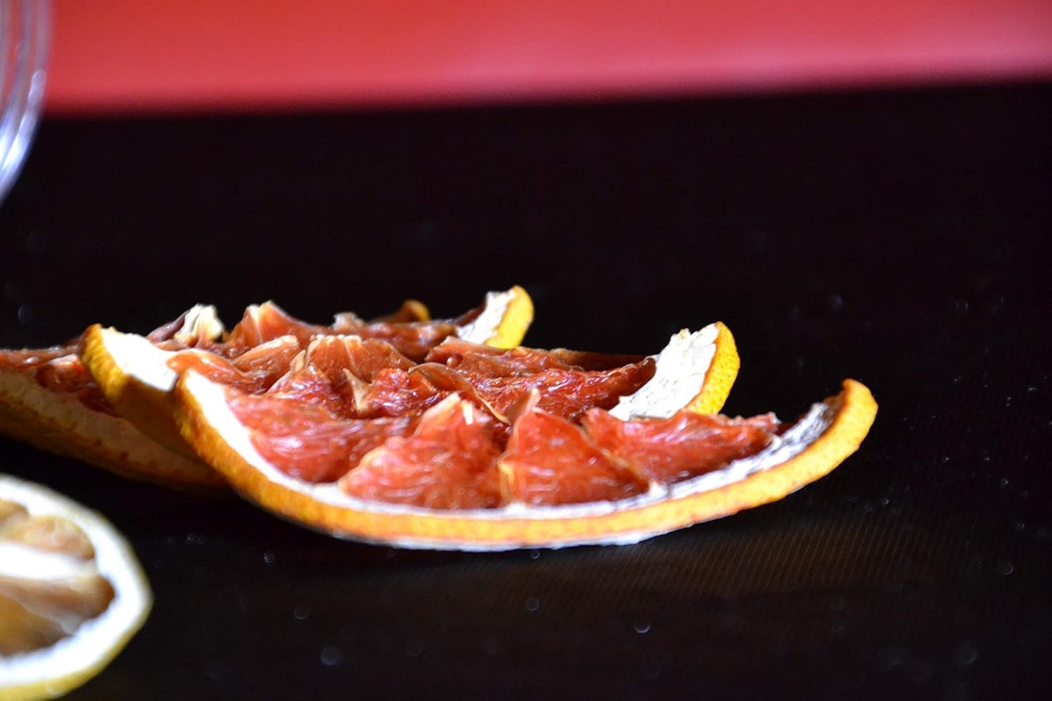 90gr Grapefruit uscat pentru cocktailuri - Fructe uscate fără zahăr pentru cocktailuri, decorațiuni, cofetărie, Crăciun, băuturi - 100% Natural Felii uscate fără aditivi Produse deshidratate Naty Shop