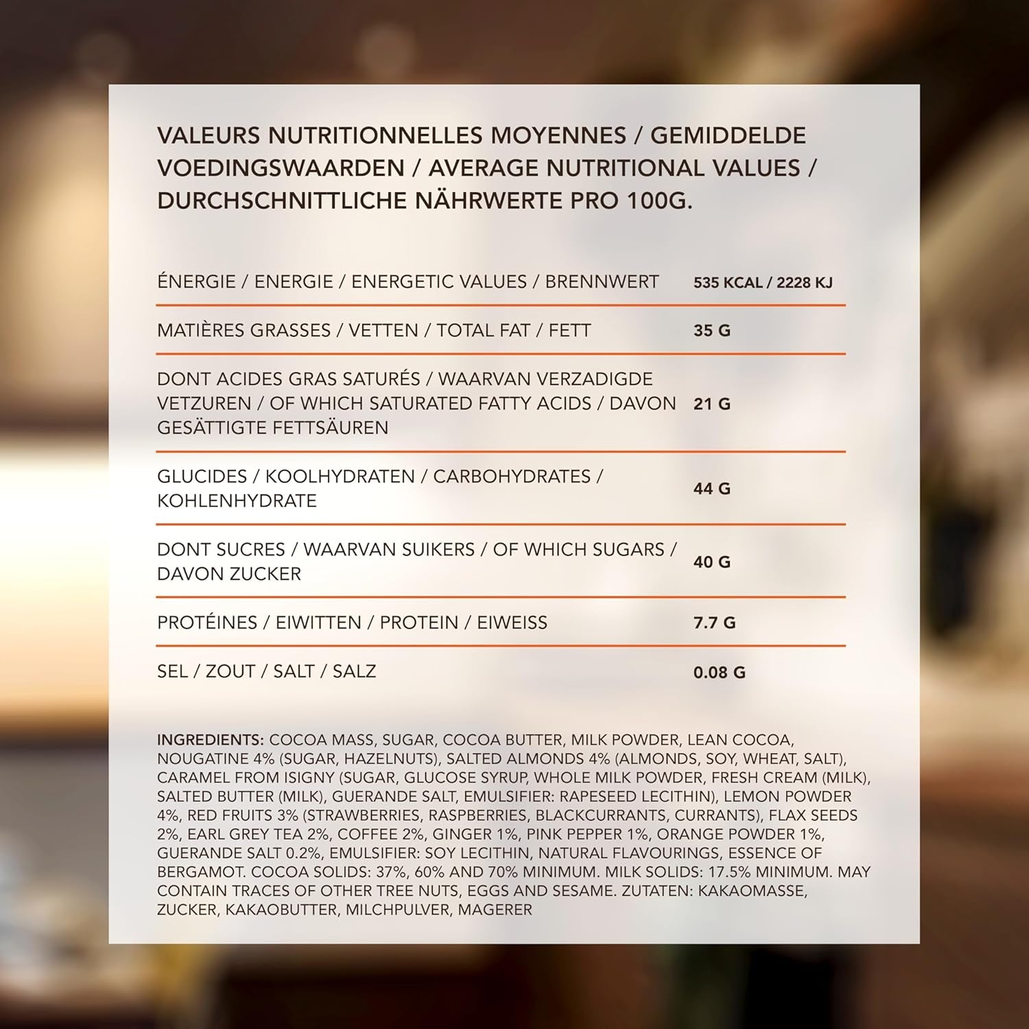 Dolfin Selected Chocolates, Panache - 24 de pătrate - 12 arome delicioase Bomboane de Ciocolata Naty Shop