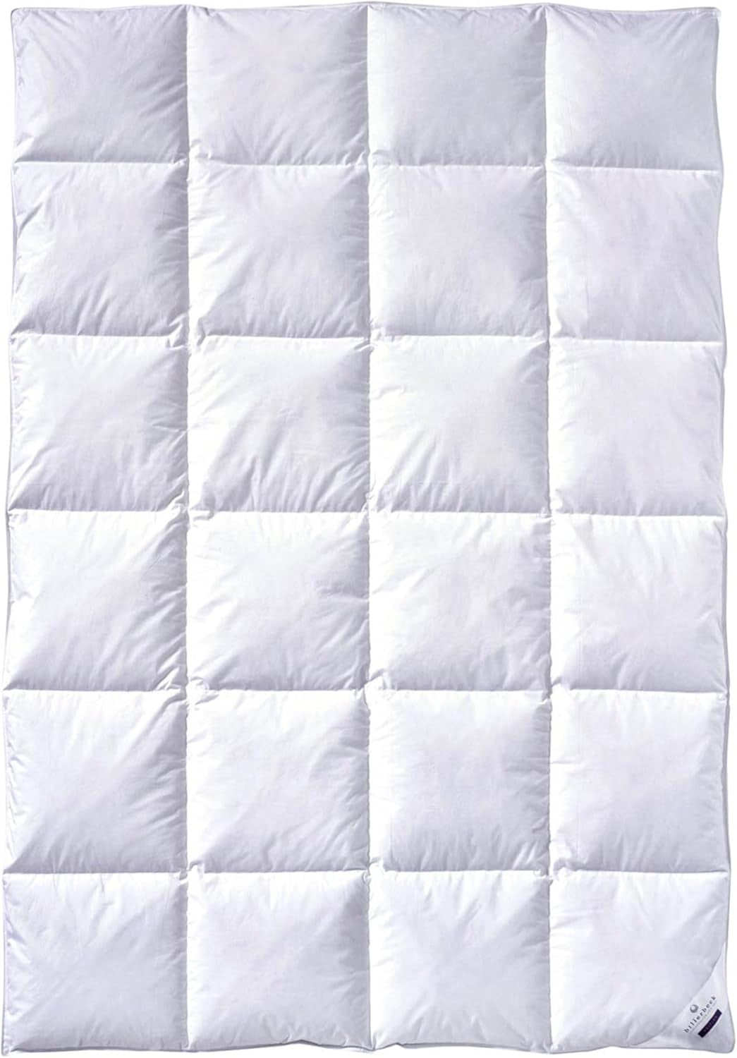Billerbeck Martina® Daunendecke – Bettdecke 135 x 200 cm – Bettdecke für alle Jahreszeiten – für Allergiker geeignet – 90 % Gänsedaunen, 10 % Gänsefedern – Weiß Naty Shop Bettdecken und Steppdecken Medium (M) 135 x 200 cm