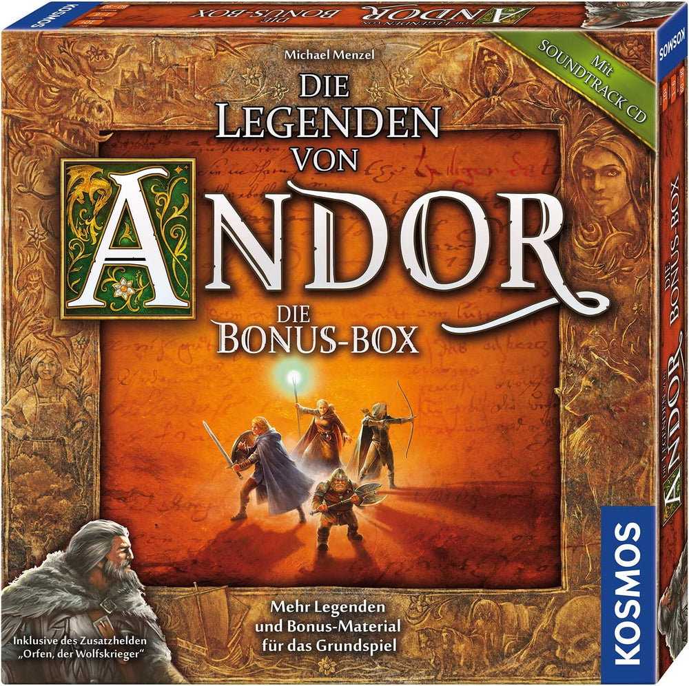 Kosmos 684358 Andor – Bonus Box, eine abwechslungsreiche Erweiterung zum Fantasy-Klassiker Legends of Andor, ab 10 Jahren