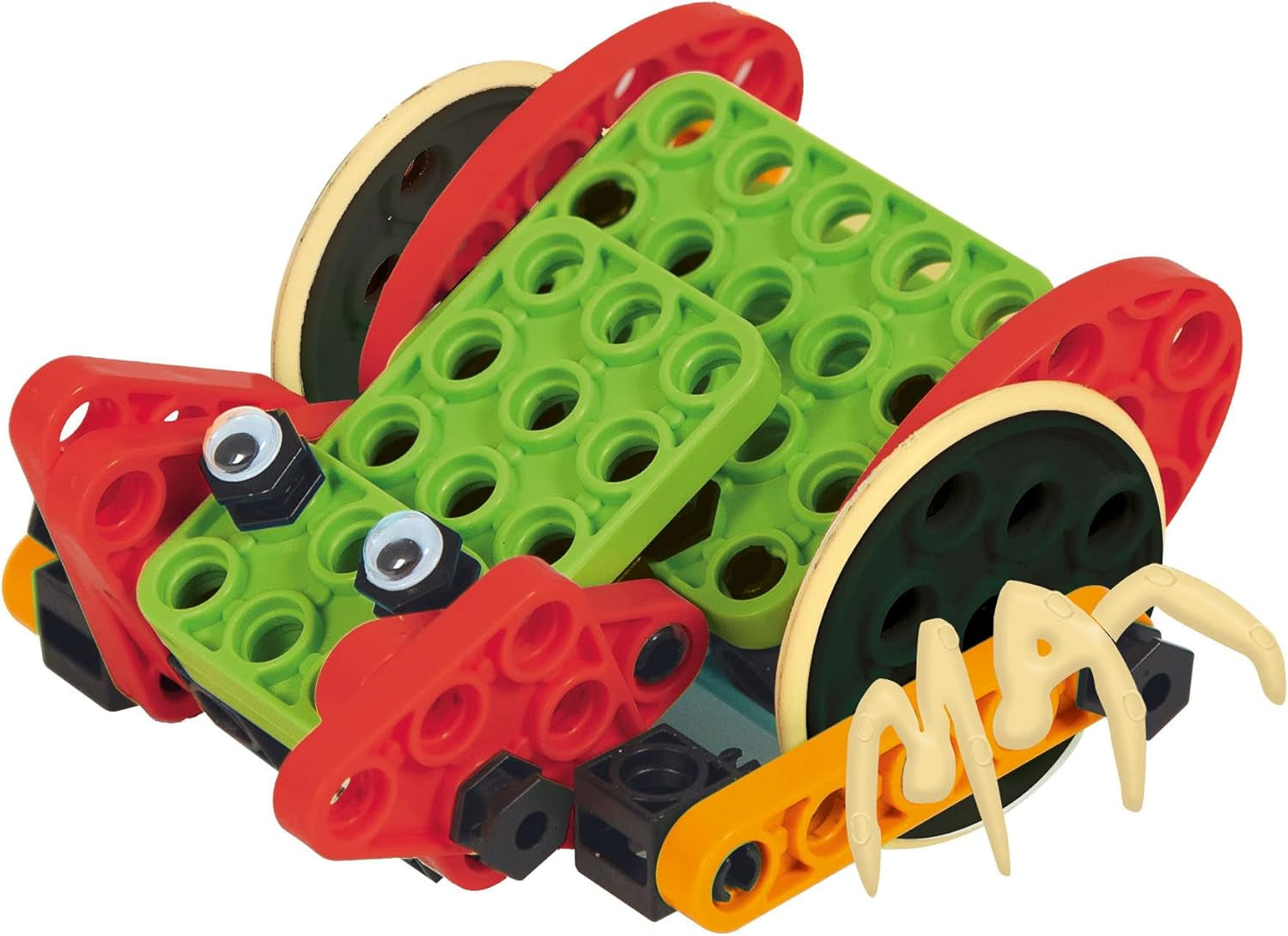 Clementoni 97860 Science & Play Build – Mechanics Junior Lustige Tiere, Bausatz für 8 Tiermodelle, motorbetriebenes Konstruktionsspielzeug für Kinder ab 6 Jahren Amazon Exclusive