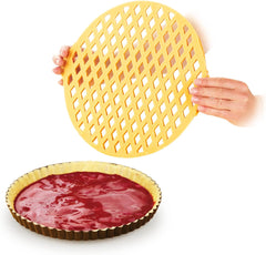 Formă de biscuiți Tescoma, plastic, alb/galben, 34 x 33 x 1,8 cm