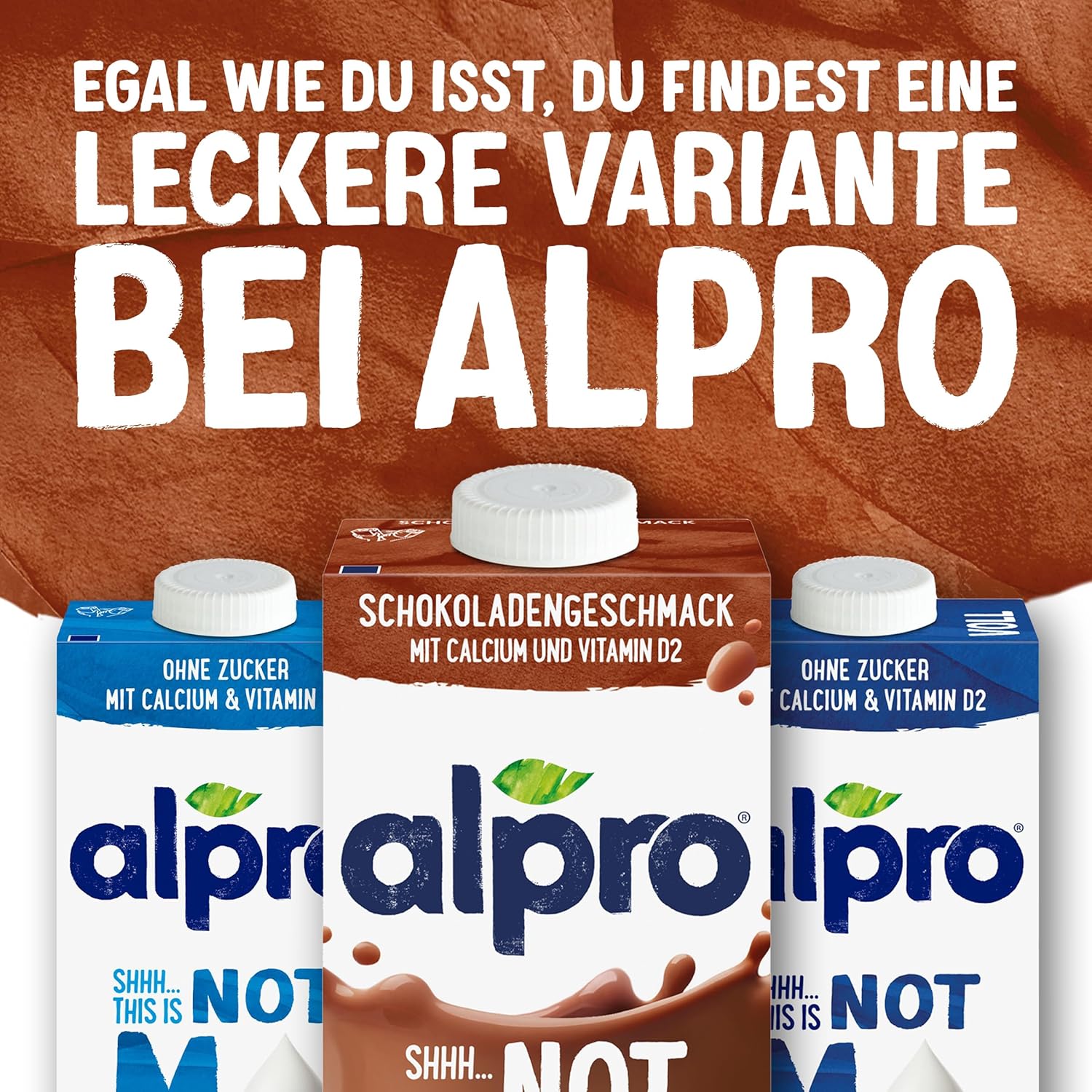 Alpro Vanille-Sojagetränk – vegan, laktosefrei, mit Vitaminen
