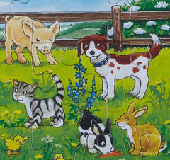 Ravensburger Puzzle für Kinder – 06046 Bauernhoftiere auf der Wiese – 15-teiliges gerahmtes Puzzle für 3+ Kinder Puzzle Naty Shop