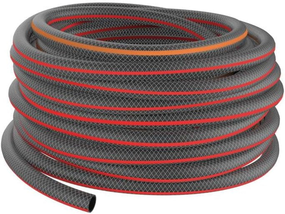 Furtun de grădină Fiskars S, Solid, Furtun de apă pentru udare manuală, 13 mm (1/2"), Lungime: 15 m, Racord universal, Protecție UV, Protecție la îngheț, Rezistent la răsucire, Albastru, 1076049