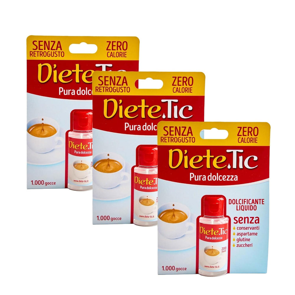 Kalorienfreier flüssiger Süßstoff, Sprühgröße 3 x 50 ml (1 Tropfen MAXI = 1 Teelöffel Zucker), glutenfrei, ohne Konservierungsstoffe und ohne Aspartam, ideal für Desserts, Getränke und Joghurt