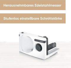 SEVERIN Feliator multifuncțional pentru pâine, mezeluri sau brânză Rasnite si Feliatoare Naty Shop