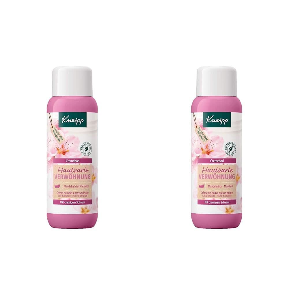 Kneipp, Crema pentru baie, Lapte de migdale + Ulei de migdale, 400 ml Duș și baie Naty Shop 2 buc x 400 ml Migdale