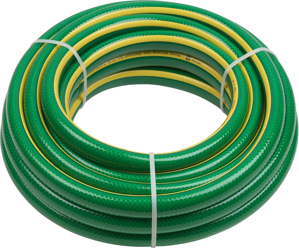Furtun de grădină Meister țesut încrucișat, 12,7 mm (1/2 inch) - Lungime 30 m - Pentru udarea suprafețelor mici - Rezistent la strivire și abraziune - Rezistent la UV, Furtun de grădină din PVC virgin, Furtun de apă, 9930260