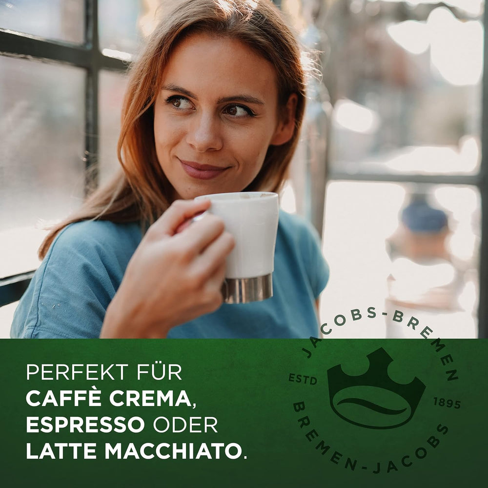 Boabe de cafea Jacobs Professional Le Grand Café Crema, intensitate 2/5, boabe întregi de cafea, 1 kg