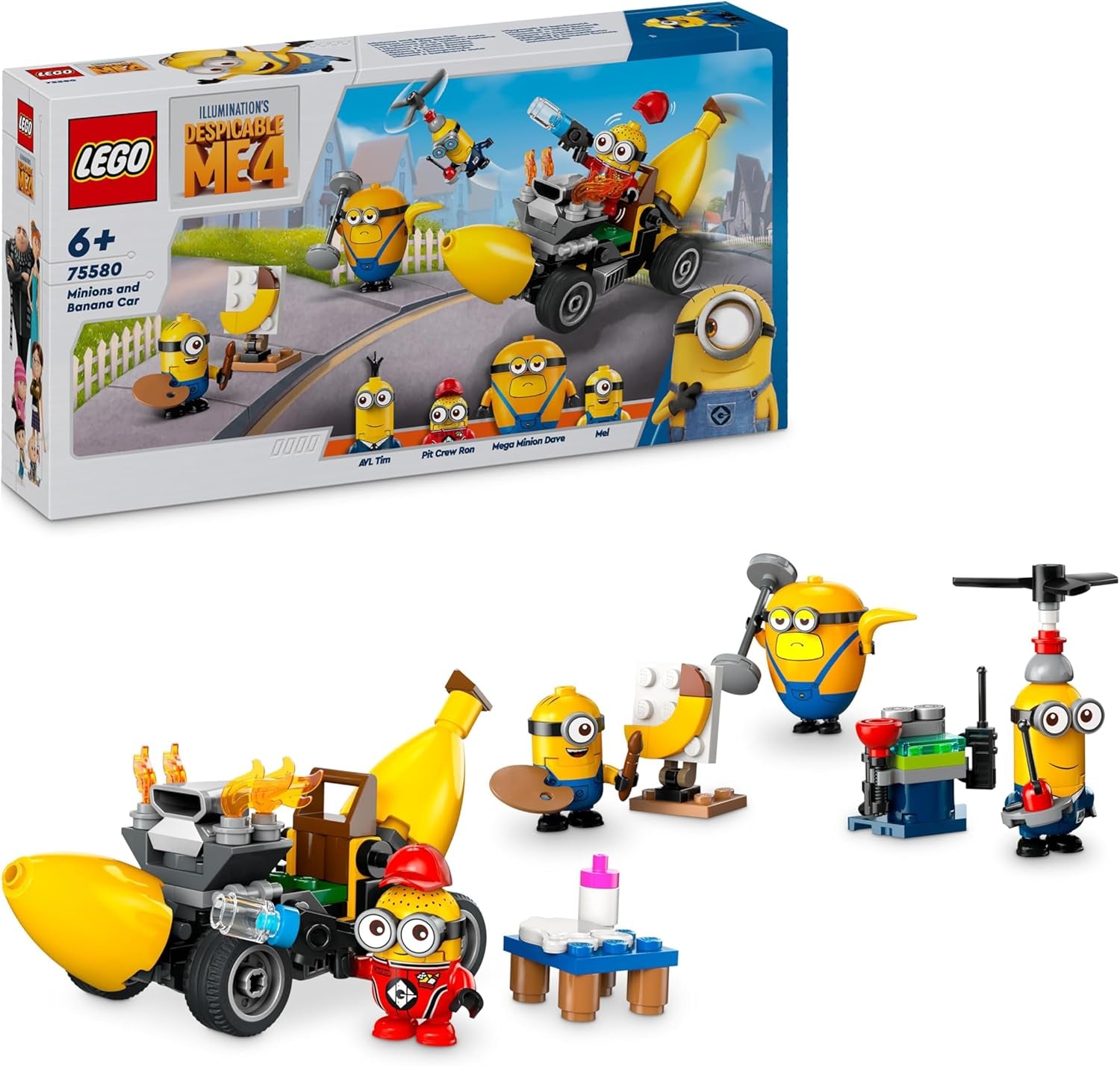 LEGO I – Simply Incorrigible 4 Minions und die Bananenmaschine I – Simply Incorrigible 4 Spielset Kinderspielzeug Minions Kreatives Geschenk für Jungen und Mädchen ab 6 Jahren 75580 Bausets Beuche den LEGO-Store Standardtitel