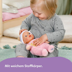 BABY born Rosie 30cm, weiche Babypuppe mit 6 Sounds & Fläschchen