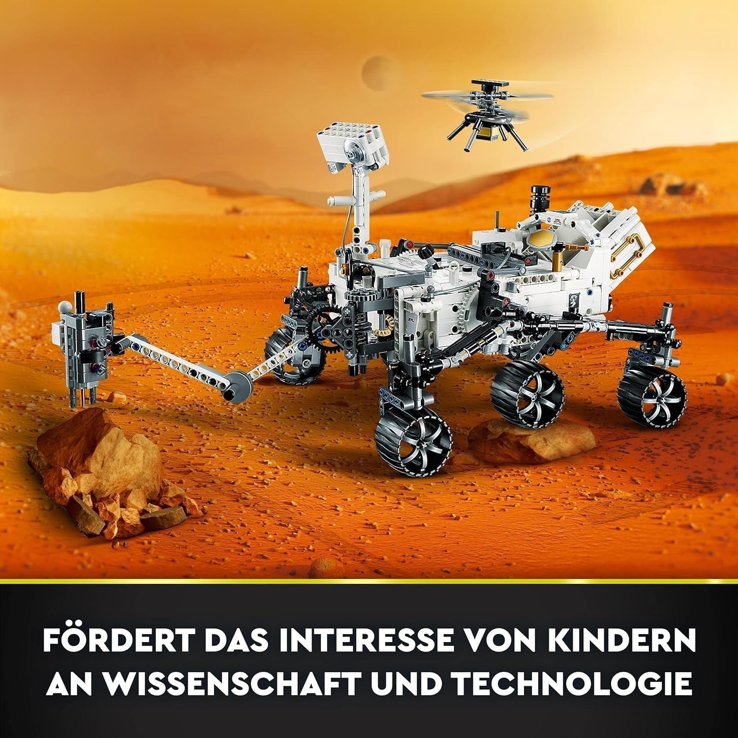 LEGO Weltraumspielzeugset 42158 Technic NASA Mars Rover Perserverance mit AR-App, wissenschaftliches Bauspielzeug für Mädchen und Jungen 10+ Bausätze Besuchen Sie den LEGO-Store