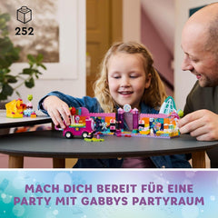 LEGO 4+ Gabbys Puppenhaus Gabbys Partyraum, Disco-Spielset mit Rutsche und Tierfiguren für kreatives Rollenspiel, Geschenk für Mädchen und Jungen ab 4 Jahren 10797 Bausets Besuchen Sie den LEGO-Store