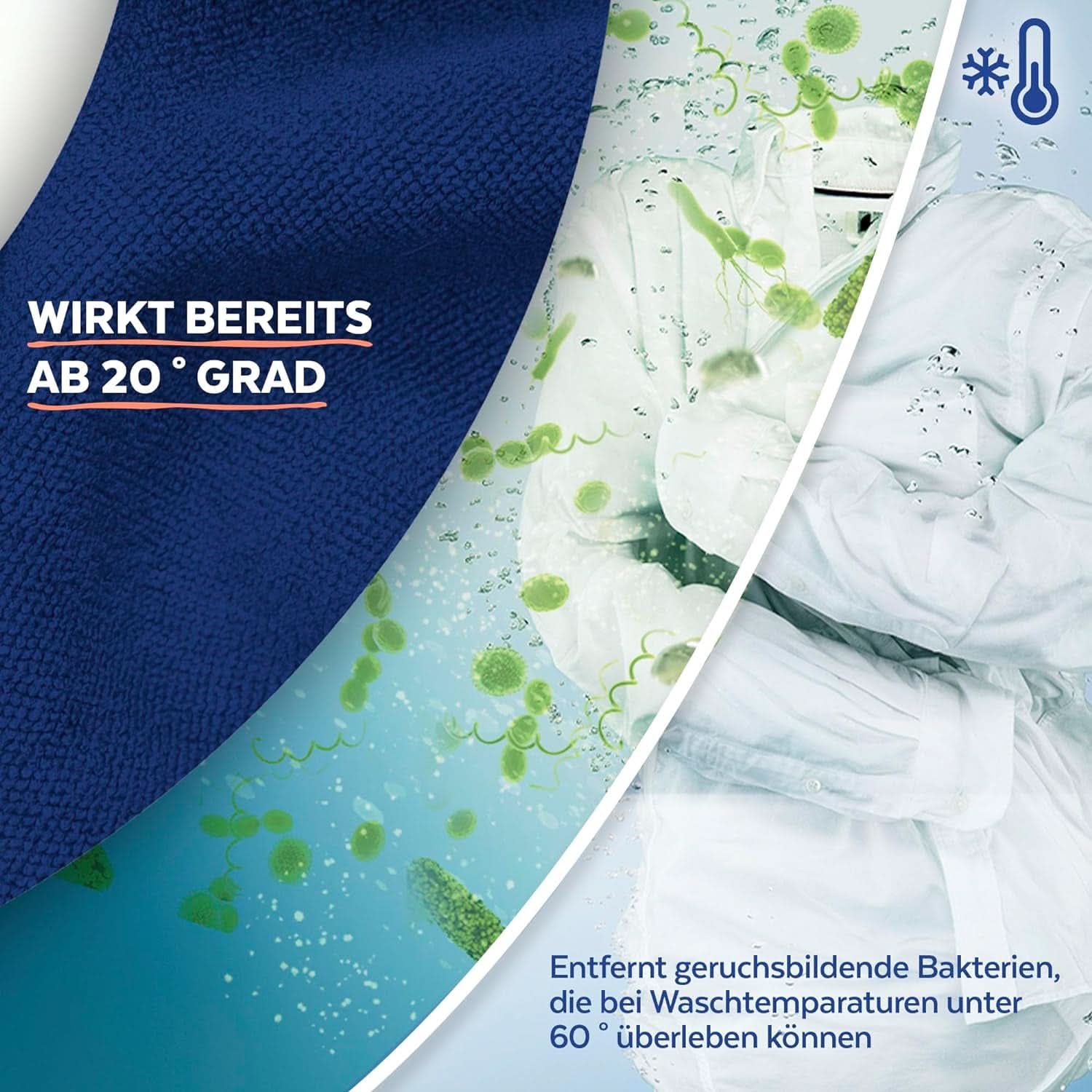 Sagrotan Waschmittel für die Wäschehygiene Sky Fresh Refill – desinfizierende Wirkung, für hygienisch saubere und frische Wäsche Waschmittel Naty Shop