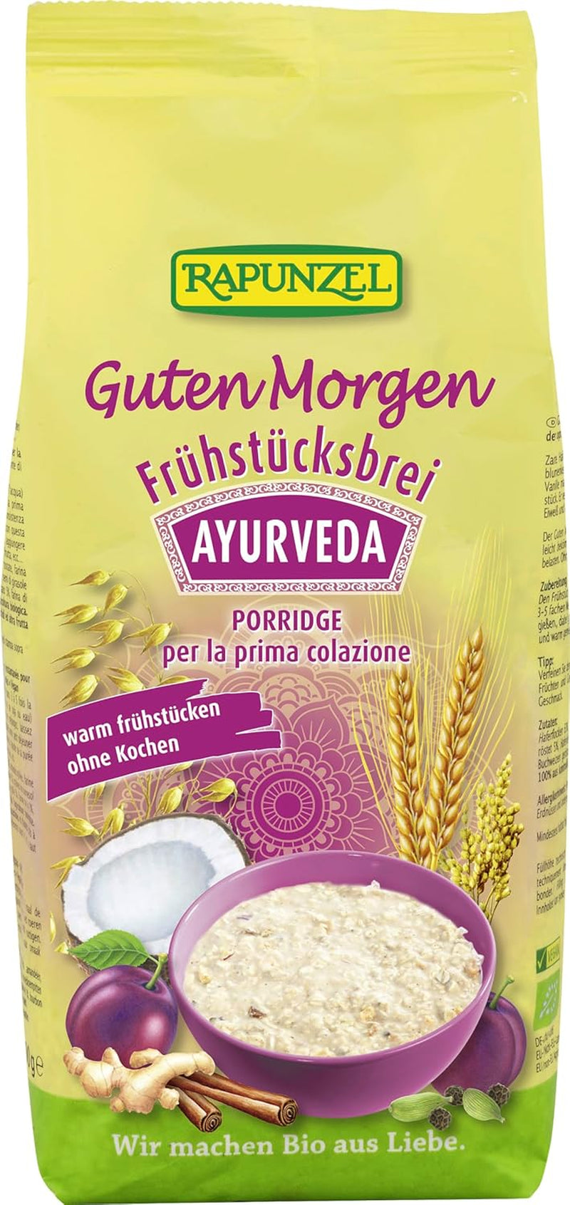 Frühstücksbrei Ayurveda, 500 G Cereale Naty Shop 500