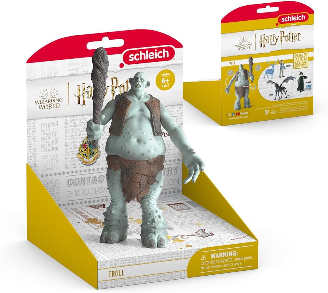 Schleich 13994 Troll, ab 6 Jahren, HARRY POTTER Figur, 16 x 16 x 18 cm Actionfiguren Naty Shop
